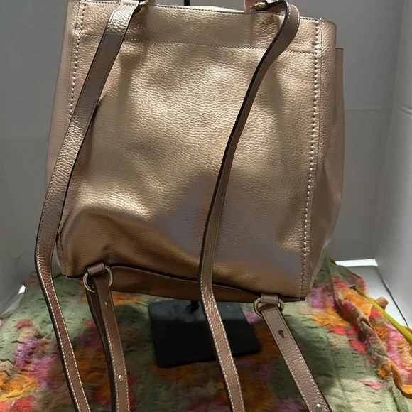 Coach Metallic Rose Gold Mini Backpack - Picture 3 of 11